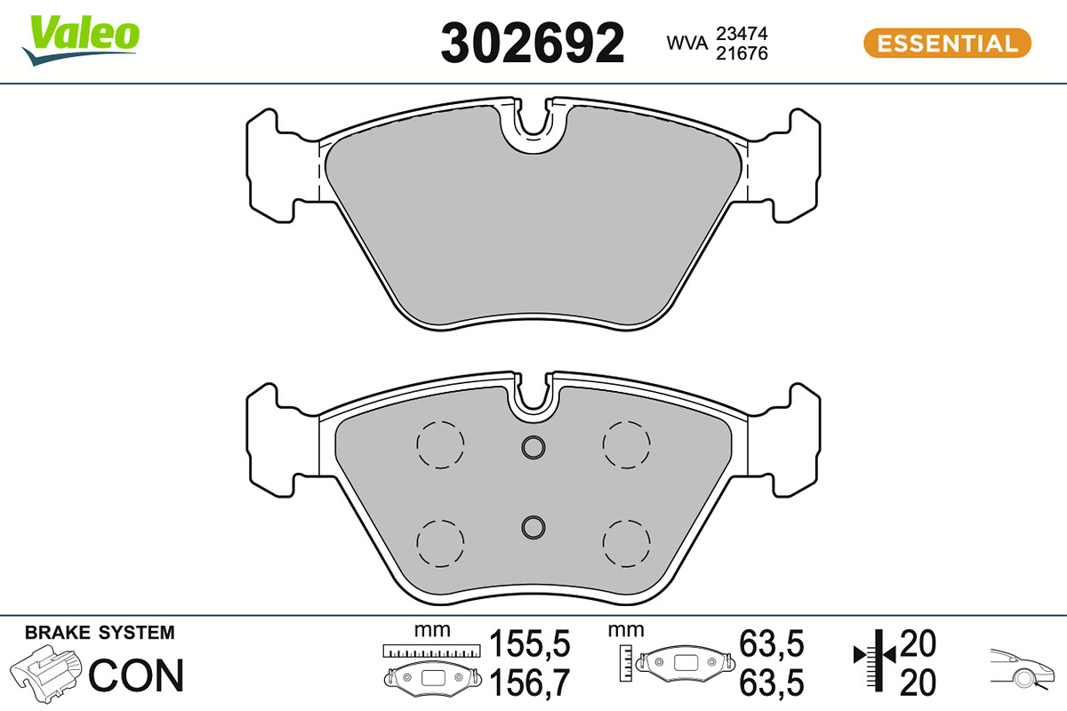 BRAKE PADS FIRST BMW X3 FR